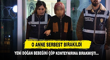 Yeni Doğan Bebeğini Çöp Konteynırına Bırakmıştı, O Anne Serbest Bırakıldı!