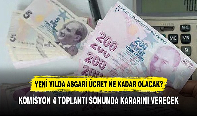 YENİ YILDA ASGARİ ÜCRET NE KADAR OLACAK?