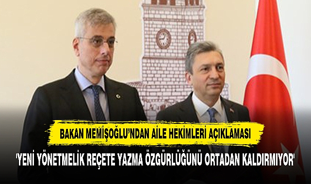 'YENİ YÖNETMELİK REÇETE YAZMA ÖZGÜRLÜĞÜNÜ ORTADAN KALDIRMIYOR'