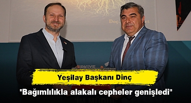 Yeşilay Başkanı Dinç: