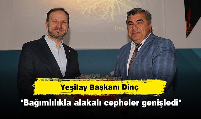 Yeşilay Başkanı Dinç: "Bağımlılıkla alakalı cepheler genişledi"