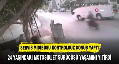 24 YAŞINDAKİ MOTOSİKLET SÜRÜCÜSÜ YAŞAMINI YİTİRDİ