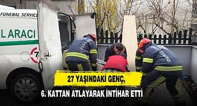 27 Yaşındaki Genç, 6. Kattan Atlayarak İntihar Etti