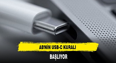 AB'NİN USB-C KURALI BAŞLIYOR