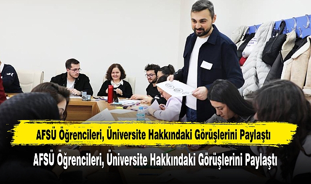 AFSÜ Öğrencileri, Üniversite Hakkındaki Görüşlerini Paylaştı