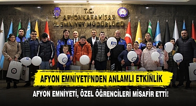 Afyon Emniyeti, Özel Öğrencileri Misafir Etti!