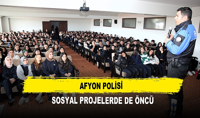Afyon Polisi  Sosyal Projelerde de Öncü