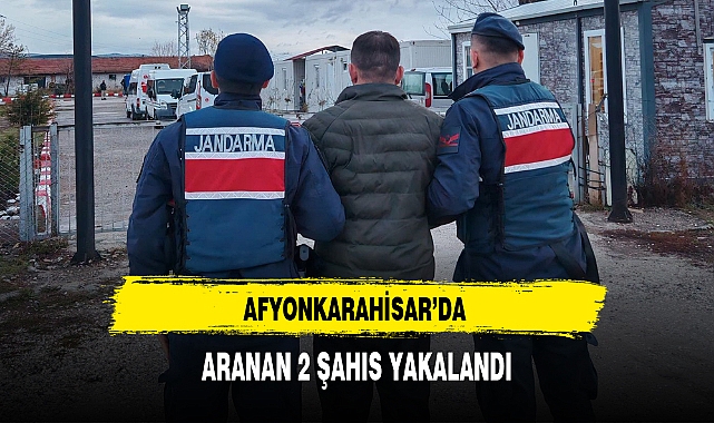 AFYONKARAHİSAR'DA ARANAN 2 ŞAHIS YAKALANDI