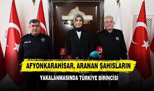 Afyonkarahisar, Aranan Şahısların Yakalanmasında Türkiye Birincisi
