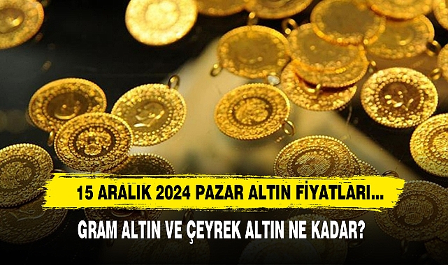 AFYONKARAHİSAR’DA 15 ARALIK 2024 ALTIN FİYATLARI