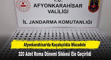 Afyonkarahisar'da 320 Adet Roma Dönemi Sikkesi Ele Geçirildi