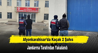 Afyonkarahisar’da Kaçak 2 Şahıs Jandarma Tarafından Yakalandı