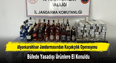 Afyonkarahisar’da Kaçak Sigara ve Alkol Ele Geçirildi
