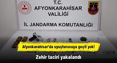 Afyonkarahisar’da uyuşturucuya geçit yok! Zehir taciri yakalandı