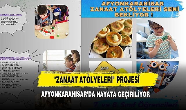 Afyonkarahisar’da Zanaat Atölyeleri Başlıyor!