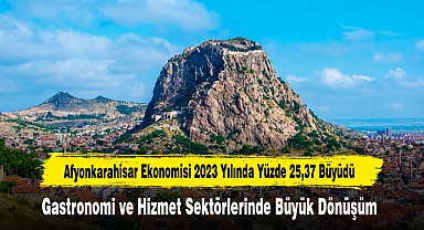 Afyonkarahisar Ekonomisi 2023 Yılında Yüzde 25,37 Büyüdü