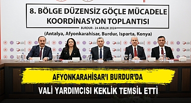 Afyonkarahisar’ı Burdur’da Vali Yardımcısı Keklik Temsil Etti