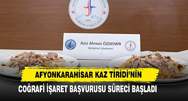 Afyonkarahisar Kaz Tiridi’nin Coğrafi İşaret Başvurusu Süreci Başladı