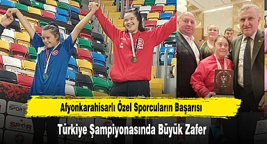 Afyonkarahisarlı Özel Sporcuların Başarısı