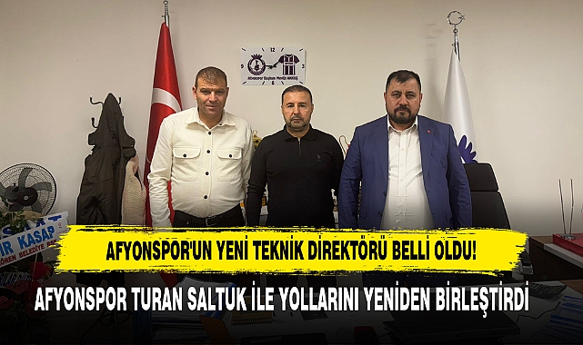 Afyonspor'un Yeni Teknik Direktörü Belli Oldu!