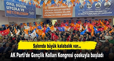 AK Parti'de Gençlik Kolları Kongresi Coşkuyla Başladı