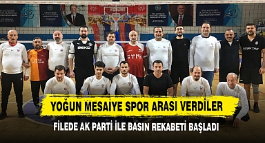 AK Parti Ve Afyon Basını, Sporla Buluştu