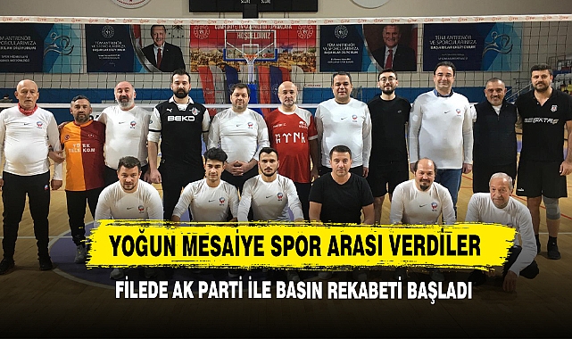 AK Parti Ve Afyon Basını, Sporla Buluştu