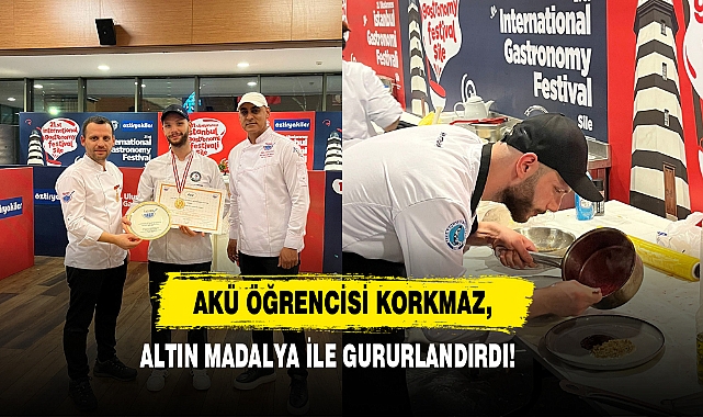 AKÜ Öğrencisi Korkmaz, Altın Madalya İle Gururlandırdı!