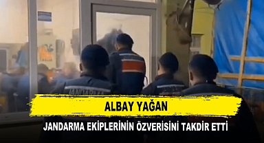 Albay Yağan Jandarma Ekiplerinin Özverisini Takdir Etti