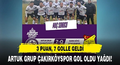 ARTUK GRUP ÇAKIRKÖYSPOR GOL OLDU YAĞDI!
