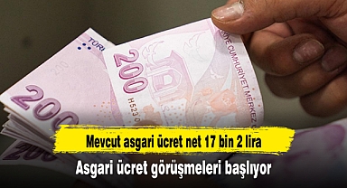 Asgari ücret görüşmeleri başlıyor