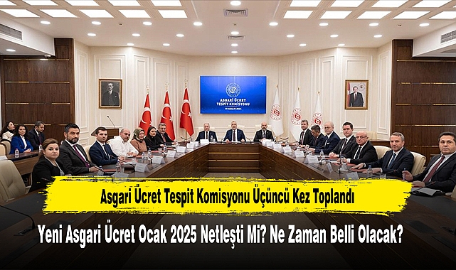 Asgari Ücret Tespit Komisyonu Üçüncü Kez Toplandı