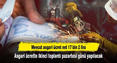 Asgari ücrette ikinci toplantı pazartesi günü yapılacak