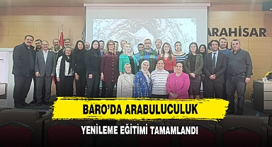 Baro’da Arabuluculuk Yenileme Eğitimi Tamamlandı