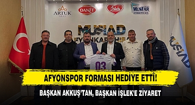 Başkan Akkuş'tan, Başkan İşlek'e Ziyaret