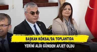 Başkan Köksal’da Toplantıda Yerini aldı Gündem AFJET Oldu