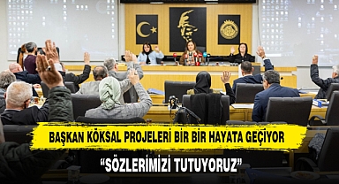 Başkan Köksal Projeleri Bir Bir Hayata Geçiyor