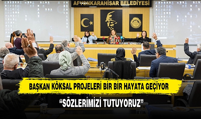 Başkan Köksal Projeleri Bir Bir Hayata Geçiyor