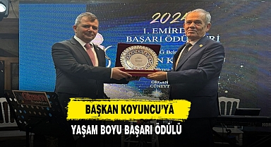 Başkan Koyuncu’ya Yaşam Boyu Başarı Ödülü