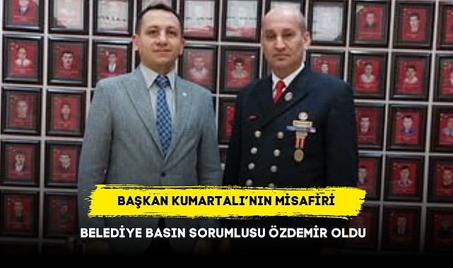 Başkan Kumartaşlı’nın Misafiri  Belediye Basın Sorumlusu Özdemir Oldu
