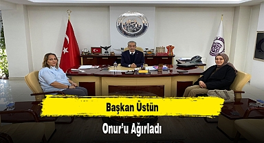 Başkan Üstün, Onur'u Ağırladı