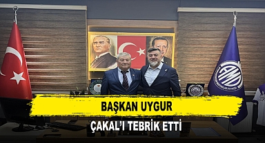 Başkan Uygur Çakal’ı Tebrik Etti