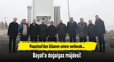 Bayat’a doğalgaz müjdesi!