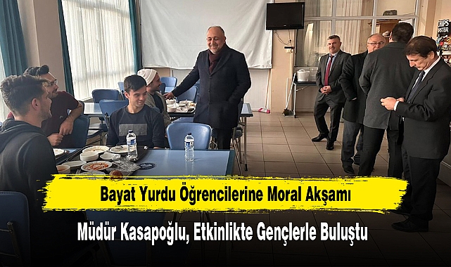 Bayat Yurdu Öğrencilerine Moral Akşamı