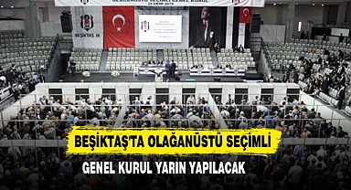 Beşiktaş'ta Olağanüstü Seçimli Genel Kurul Yarın Yapılacak