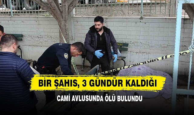 Bir Şahıs, Cami Avlusunda Ölü Bulundu