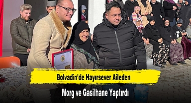 Bolvadin’de Hayırsever Aile Morg ve Gasilhane Yaptırdı