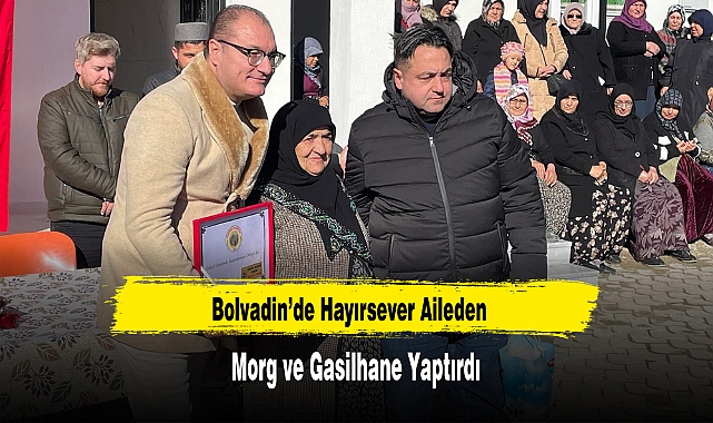 Bolvadin’de Hayırsever Aile Morg ve Gasilhane Yaptırdı