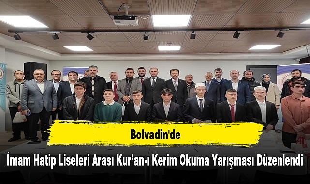 Bolvadin'de İmam Hatip Liseleri Arası Kur’an-ı Kerim Okuma Yarışması Düzenlendi