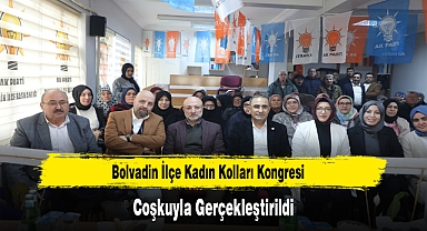 Bolvadin İlçe Kadın Kolları Kongresi Coşkuyla Gerçekleştirildi